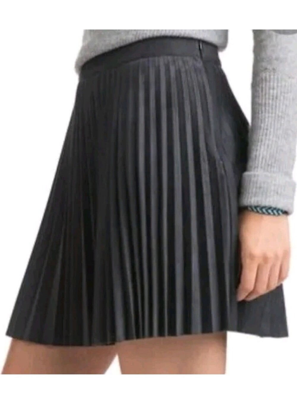 NWT Vineyard Vines Faux Suede Condor Pleated Mini Skirt Sz.00